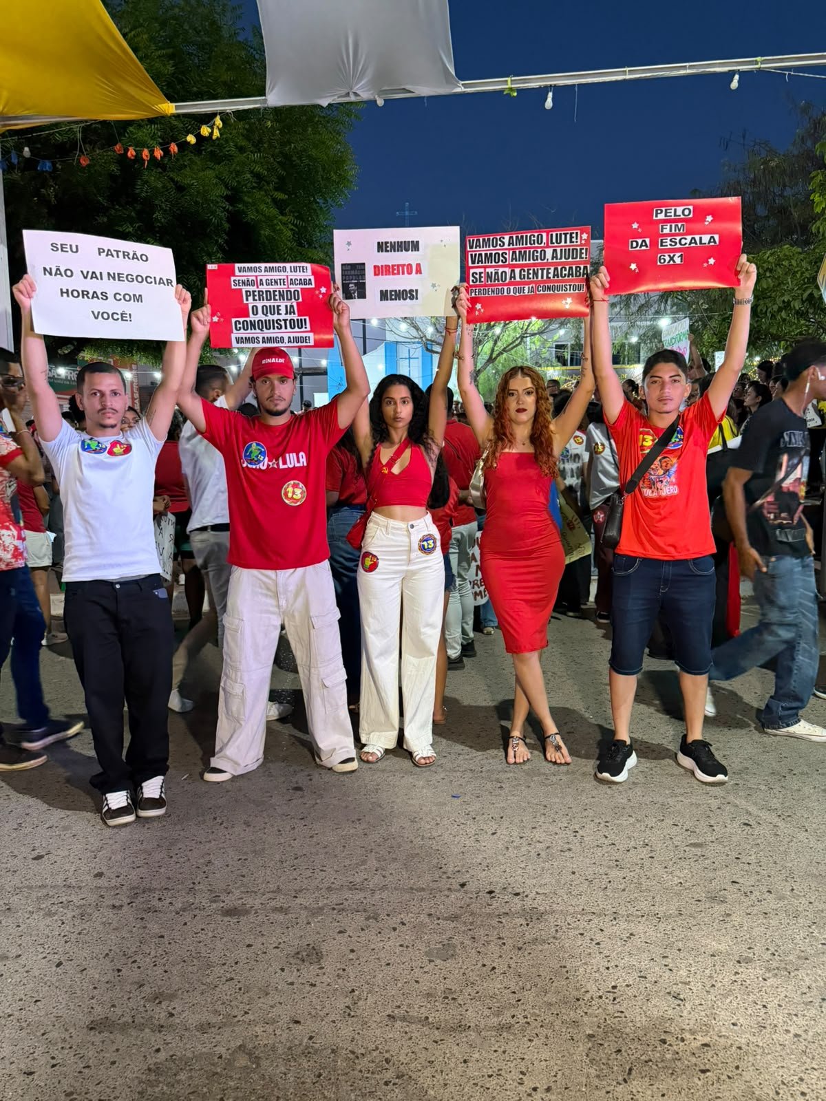 Ato pró-Lula em Irecê mobiliza juventude e movimentos sociais nas ruas do centro